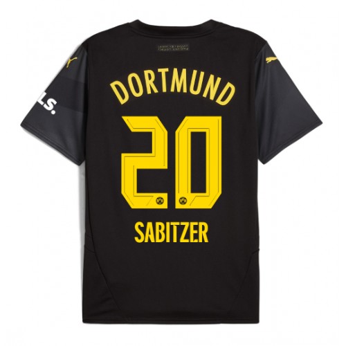 Dres Borussia Dortmund Marcel Sabitzer #20 Gostujuci 2024-25 Kratak Rukav